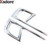 Front Fog Light Lamp Cover Trim For Honda Odyssey 2018   Chrome Car Head Foglight Foglamp Bezel Trims Accessories