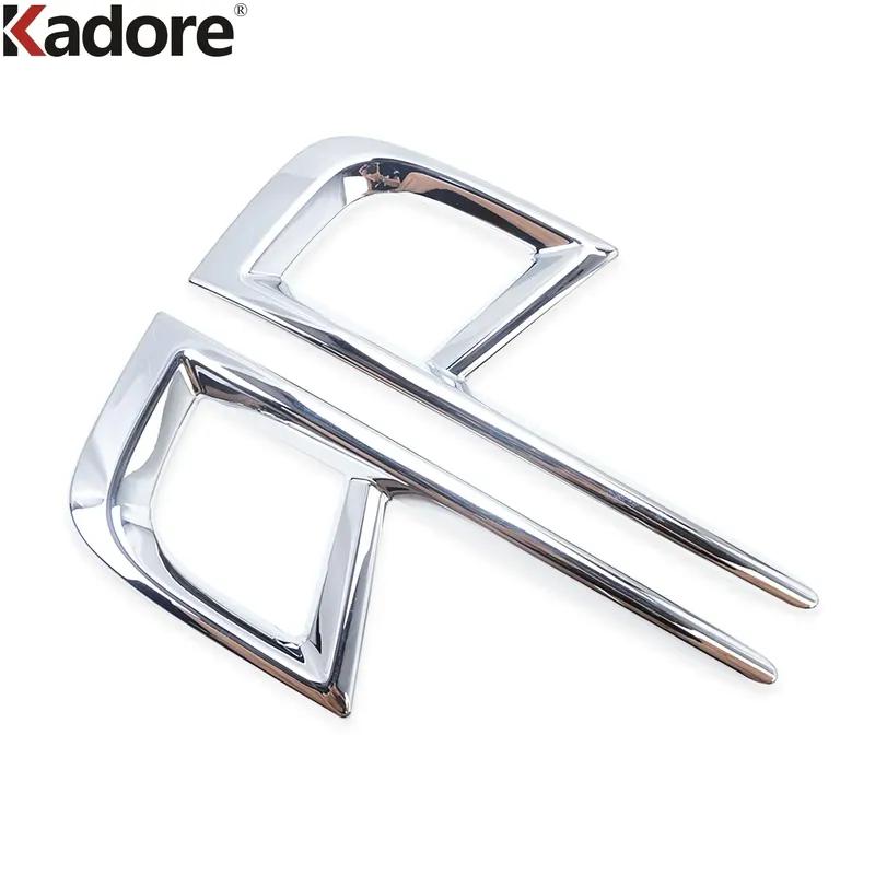 Front Fog Light Lamp Cover Trim For Honda Odyssey 2018 Chrome Car Head Foglight Foglamp Bezel Trims Accessories