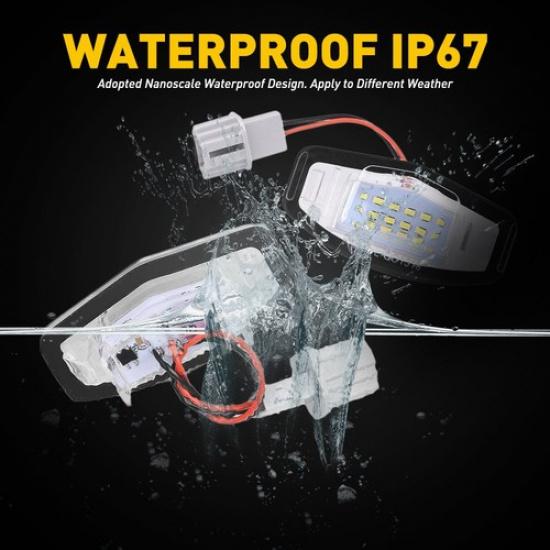 New LED License For 2004-2008 Acura Plate Light TL White Bright 6000K High Power