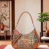 Multi-element Ethnic Style Cork Underarm Bag Shoulder Messenger Bag Bark Bag