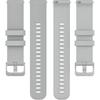 Universal Silicone Strap 22mm, Mesh Texture, Gray