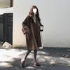 Spring and Autumn Korean Style Loose Coat Mid-length Student Versatile Cocoon-shaped Coat for Women