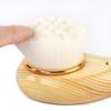 Manual Wooden Face Cleansing Brush with Soft Bristles for Makeup Removal and Deep Cleaning