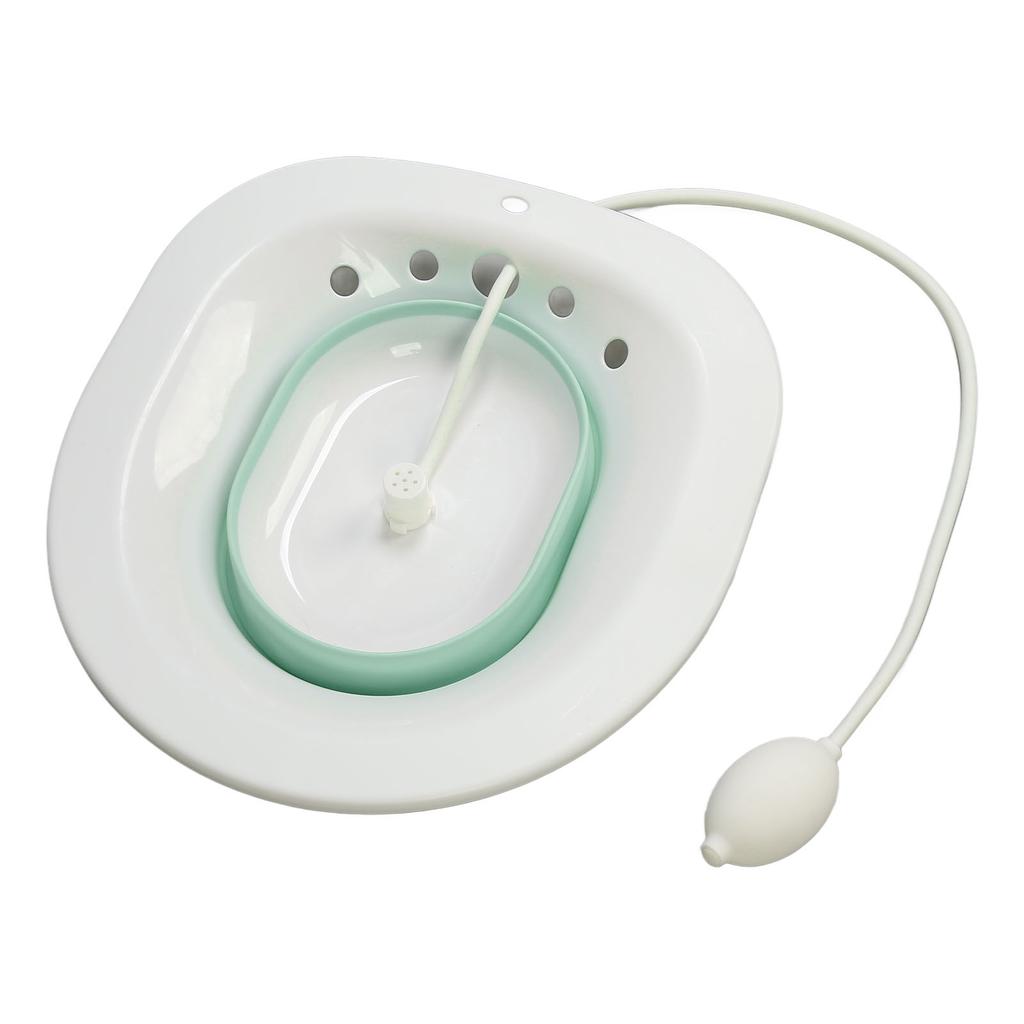Sitz Bath Folding Multifunctional PP Silicone Toilet Seat Sitz Bath for Hemorrhoid Postpartum Care