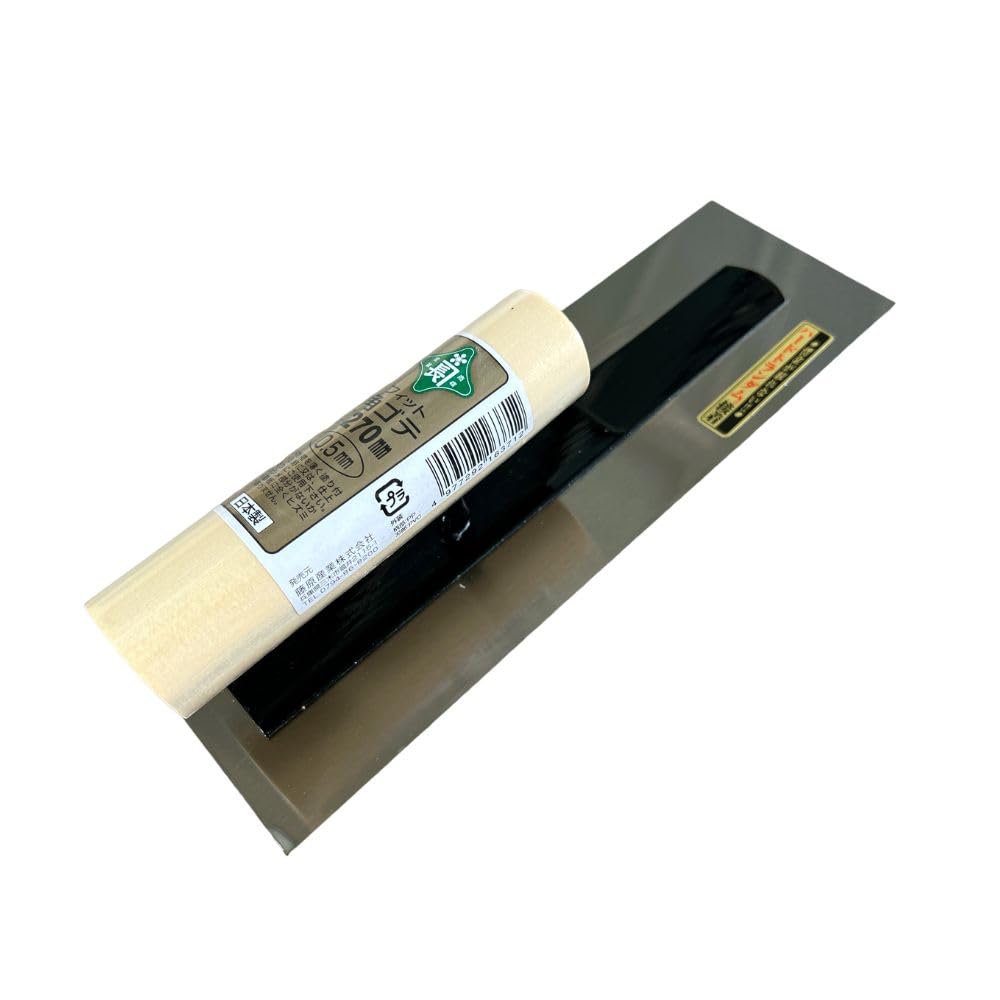 

Midoricho Fit Square for general civil engineering also for diatomaceous earth Trowel, 0.5mm thickness, 270mm, scouring, finishing, repairs, work,