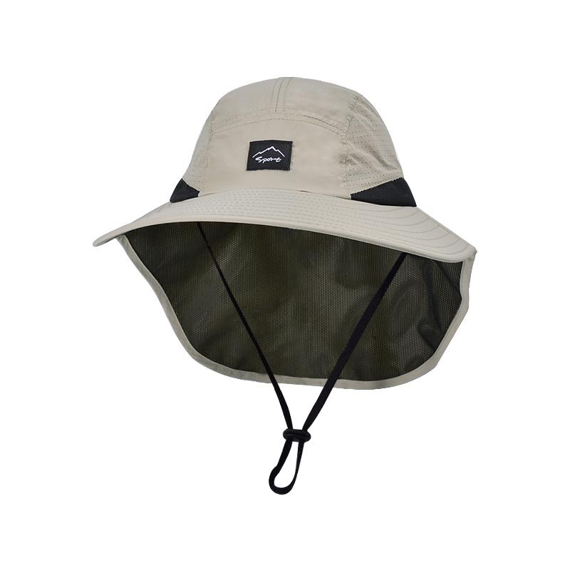 

Xinbaoguan 100% Nylon 1136 Summer Big brim Shawl Sun Protection Hat Outdoor Fishing Hat Male and Female Sun Protection Hat One Size хакі