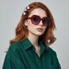 Fashion Women Oversized Sunglasses Polygon Frame Block Glare Comfortable Nose Pad Anti-Slip Legs