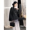 SanCai Dreaming Butterfly Loose Fit Hollow-Out Chiffon Blouse