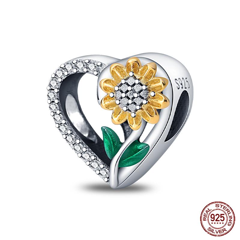 Original 925 Prata Esterlina Cor Mágica Camaleão Luminoso Série Charme Contas Adequado Ajuste Pulseira DIY Jóias Presentes