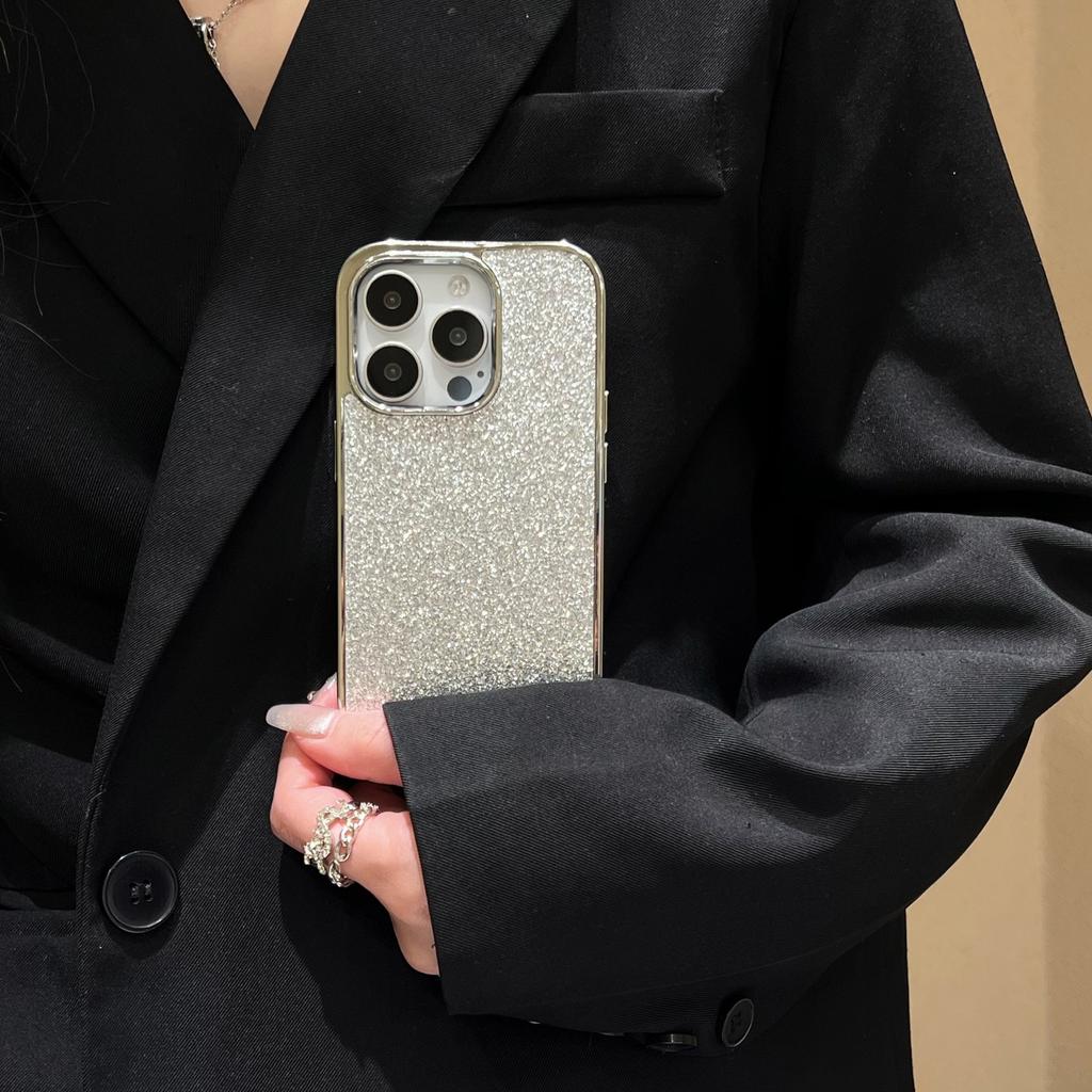 Luxurious Electroplated Glitter IPhone 14 Case, Suitable for IPhone15 Pro Max, High-end 13 Anti-drop 12 Protective Case