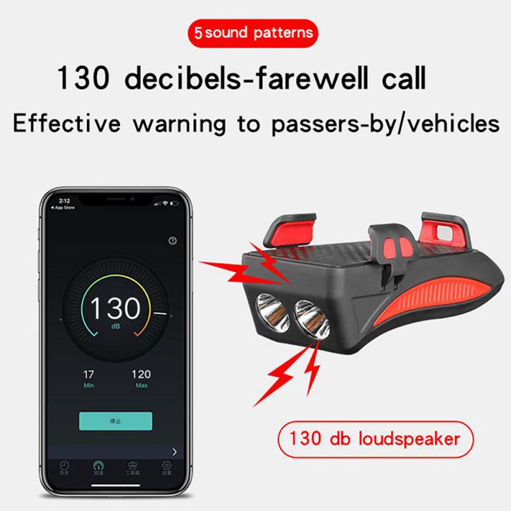 Fahrrad Frontlicht Scheinwerfer Fahrrad Horn Lampe Radfahren Telefon Halter Taschenlampe Fahrrad Zubehör