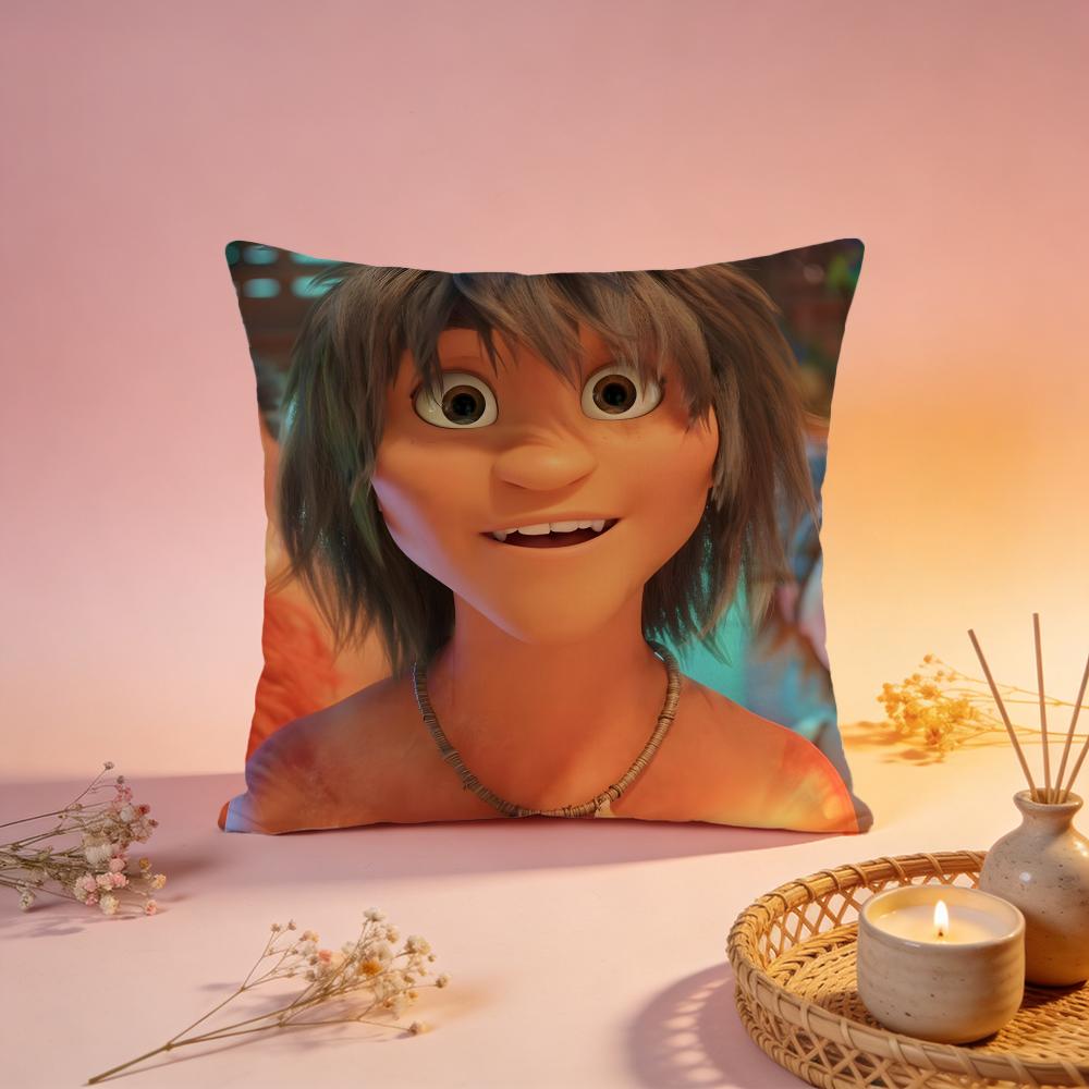 Trendy TThe Croodsow Cushion Cover Comfortable Durable Pillow Cover MultiScene for Home Office Car Sofa