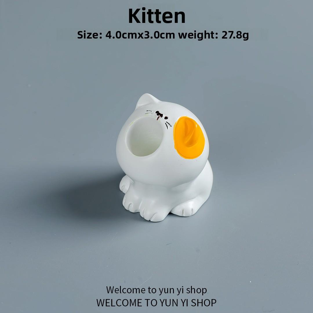 

Милые мультяшные животные Хранение Креативные куклы Микро-пейзаж Аксессуары для ручной работы Украшения Настольные маленькие украшения Ручное шитье Игла Шприц 1PCS