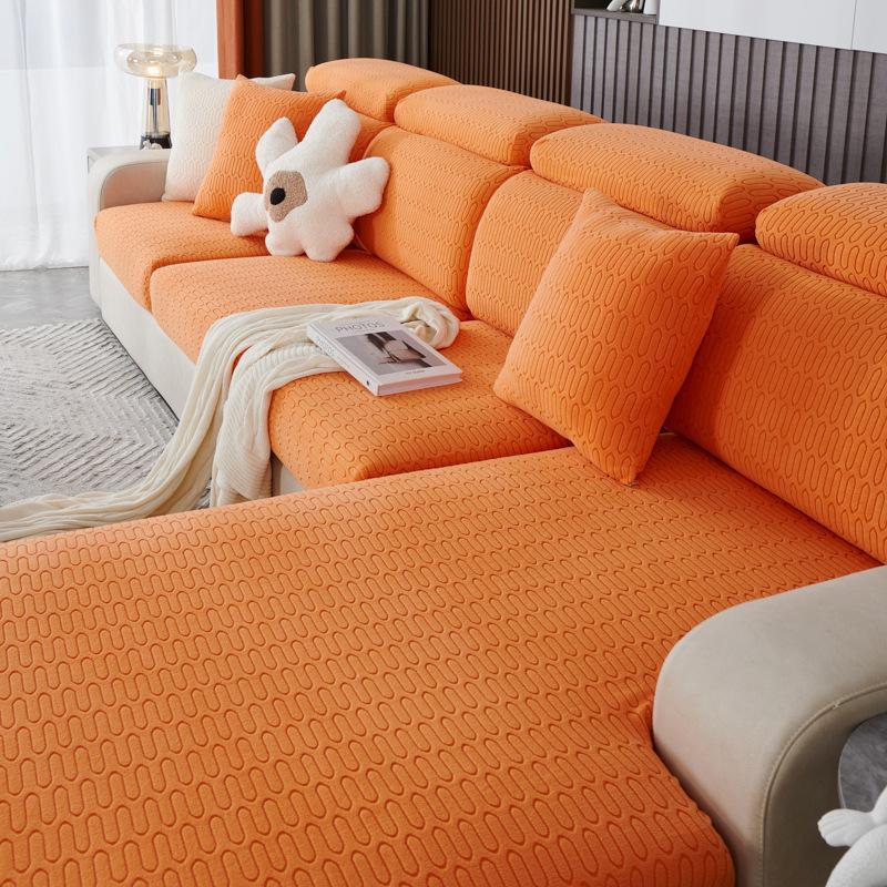 Stretch Sofa Cover All-Inclusive Universal Cover Four Seasons Universal Chenille Non-Slip Anti-Scratching Sofa Cushion Protective Cover