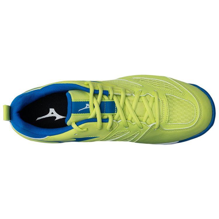 Mizuno Dynablitz Shock Absorbing Durable Low Top Training Shoes Unisex Sneaker Green Blue White V1GA212161