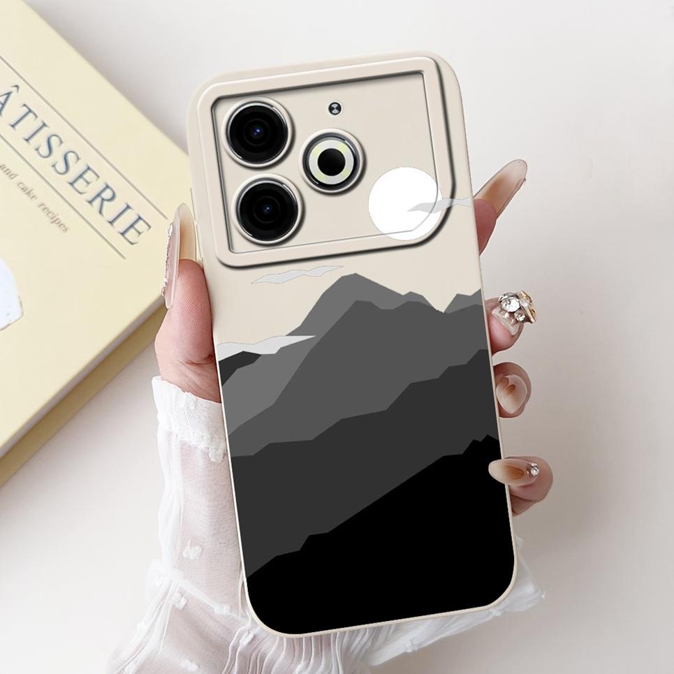 Fashion Painting Back Cover For Tecno Pova 6 Neo 4G Phone Coques Marble Avocado Moon Night Gothic Back Covers Pova6 Neo Soft Bag