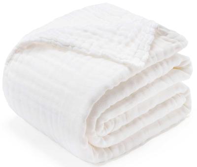 AIFY Musselin-Decke, Einzelbett, 6-lagig, 100% Baumwolle, Flauschig, Ganzjahreskomfort, Leicht, Atmungsaktiv, Atmungsaktiv, Perfekt für einen erholsamen Schlaf, Sommer