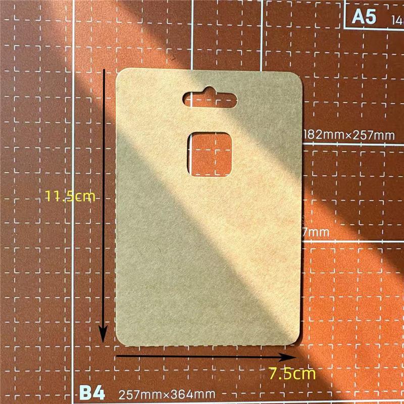 

50pcs/lot 11.5x7.5cm Keychain Cards Keyrings Display Cardboard Key Chains Holders Paperboard For Diy Jewelry Packaging Findings