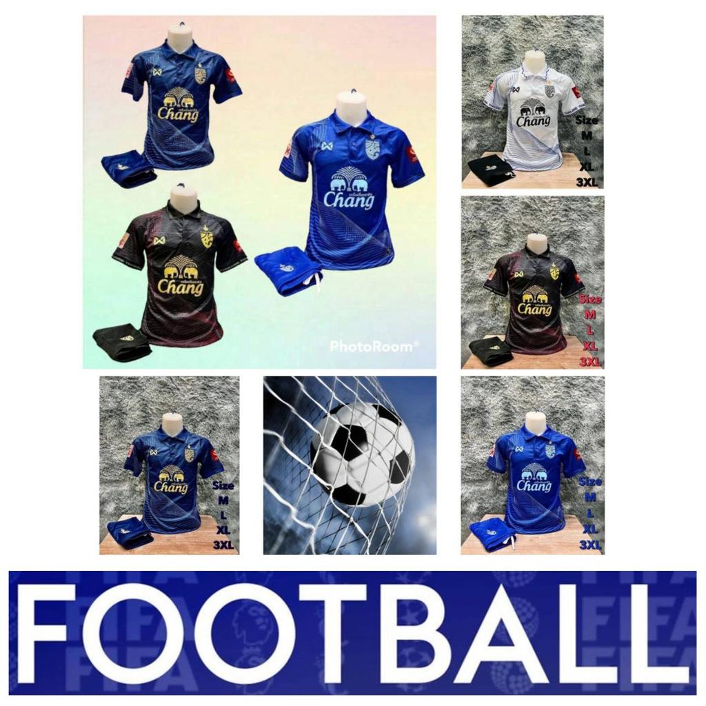 THAILAND Nationalfußball Vintage Polohemd Unisex Herren Damen Sport Trainingstrikot CHEER Druck Schnelltrocknend Kurzarm Uniform Elefant Bier