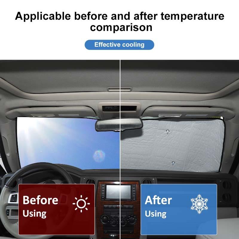 Car Windshield Sunshade Window Shade Foldable Sun Visor Cover Fit For Jeep Grand Commander 2006-2010 Car Interior Accessories,8 Pcs