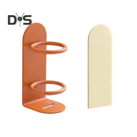 

Настенный держатель для электрической зубной щетки, простая установка, держатель для бритвы без проколов, полка для хранения, органайзер для ванной комнаты оранжевый