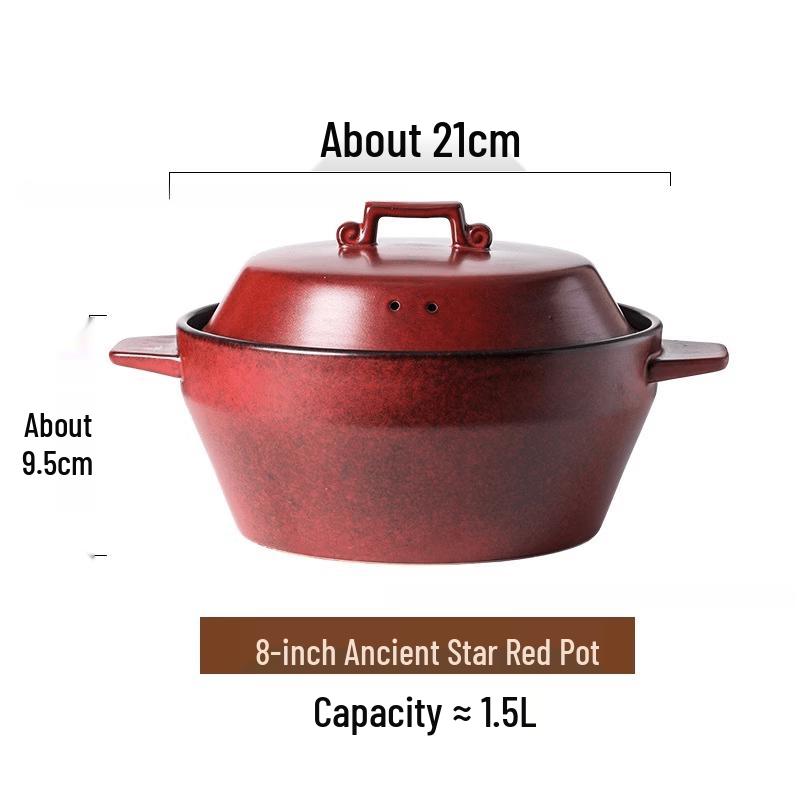 Wutuo Red Stone Stew Pot