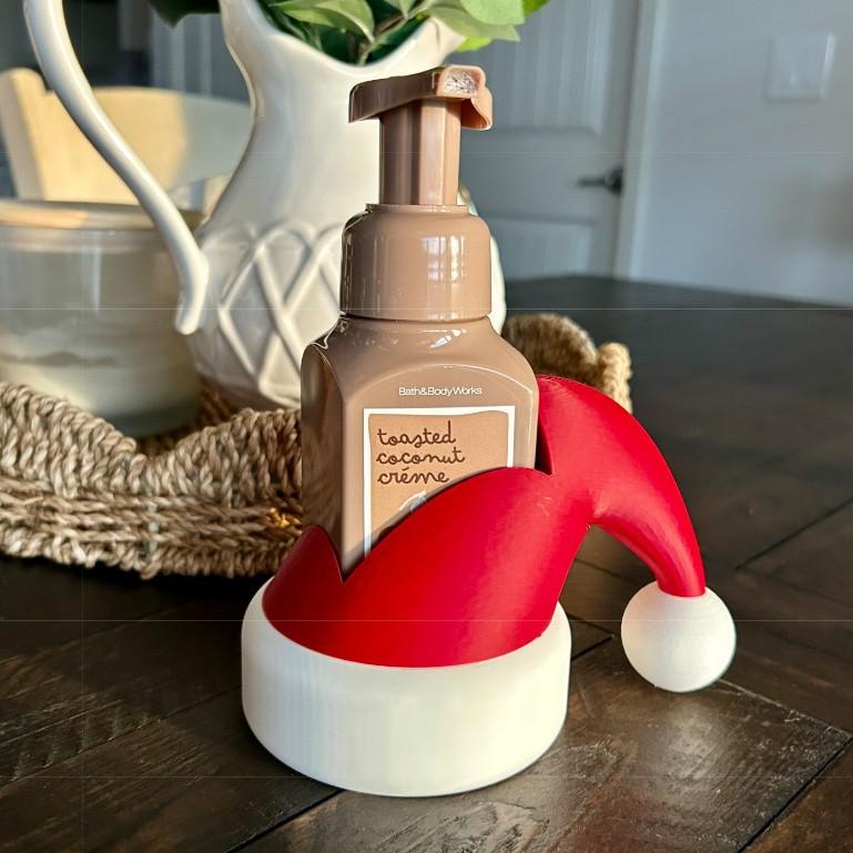 Acessórios de Sabonete Chapéu de Papai Noel - Decoração Prática para Casa e Decoração de Presentes, Adicionando Alegria, Criatividade e Diversão à Temporada Festiva