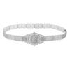 Cinturón de Cintura Tradicional Traje del Cáucaso Ruso Cinturón de Cristal para Actuaciones en Escenario Elegante Cinturón de Cintura para Traje de Boda