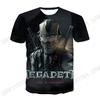 New Metal Rock Band Megadeth Skull 3d Print T-shirt Men Women Fashion Street Sports Short Sleeve Tops Tees Men Clothing Music