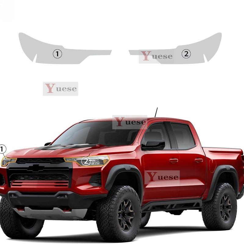 

Для Chevrolet Colorado ZR2 -2024 Автомобильная противоударная пленка на фары и зеркала TPU Прозрачная Защитная Оригинальные наклейки Transparent