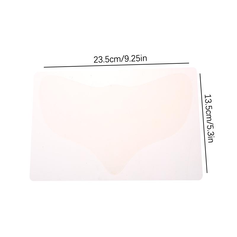 Silicone Transparent Removal Patch Reusable Anti Wrinkle Chest Pad Face Skin Care Anti Aging Breast Lifting Chest Patch Flesh