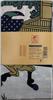 Yagisei Lucky Cat Series Printed Tenugui Hand Hokusai Parody Lucky Charm Made in Japan (Japanese Towel) "Red Fuji"