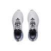 Li Ning Slip Resistant, Abrasion Resistant, Breathable Low Top Running Shoes Men's Gray White Blue ARST081-5
