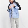 adidas Originals Color Block Stehkragen Langarm Daunenjacke Herren Oberbekleidung Blau H13576