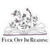 Fuck Off I'm Reading Sticker. Funny Book Sticker, Laptop Stickcer, Bookish Sticker, Kindle Sticker, Smut, Readings, 3inch