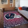 Basketball Texans Logo  Carpet, Kitchen Rugs, Yoga Mat, Non-Slip Mats, Rug for Bathroom, Living Room Bedroom, Camping Rugs Christmas Gift