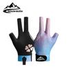 Best Ultra Silky Thin Three Finger Pool Cue Snooker Gloves Custom Billiard Accessories Gloves for Left Hand/right Hand Bridge