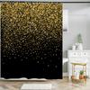 Flowers Butterfly Pattern Shower Curtains Bathroom Curtains Waterproof Polyester Bath Curtain with 12 Hooks Shower Curtain