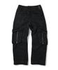 Itci Layered Back Cargo Denim Pants (Black)