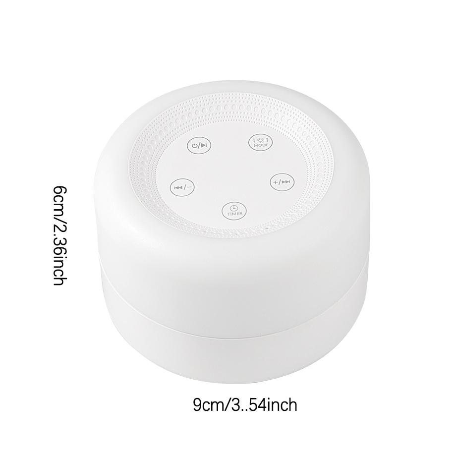 M1 White Noise Machine Portable Night Light Rechargeable Sleep Soothing Device 800mAh 24 Types of Audio Sources for Newborn Gift