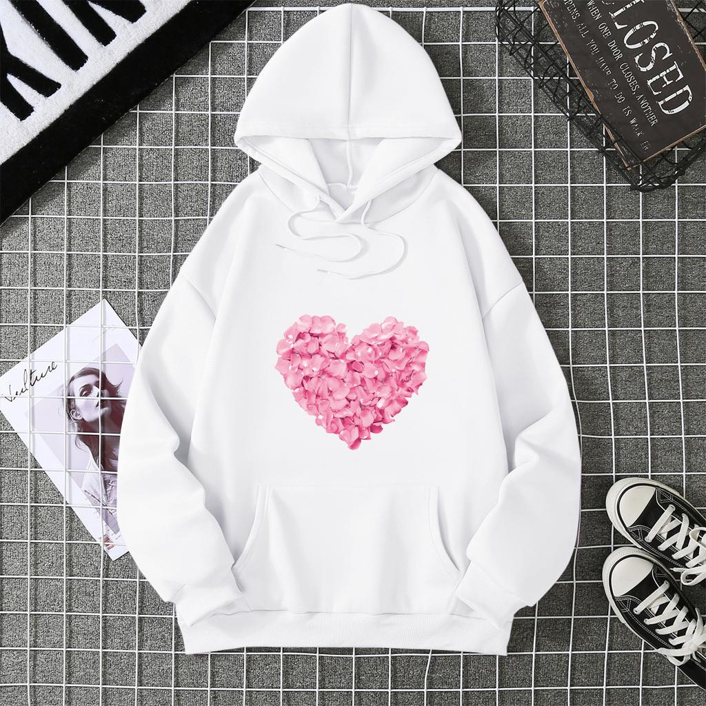 Mingxin clothing real shot printing hooded sweater women's autumn fashion personality loose zipper sweater foreign trade jacket wholesale