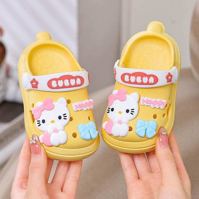 Soft Non-Slip Cartoon Slippers for Girls, Toddlers & Babies - Indoor Summer Wear