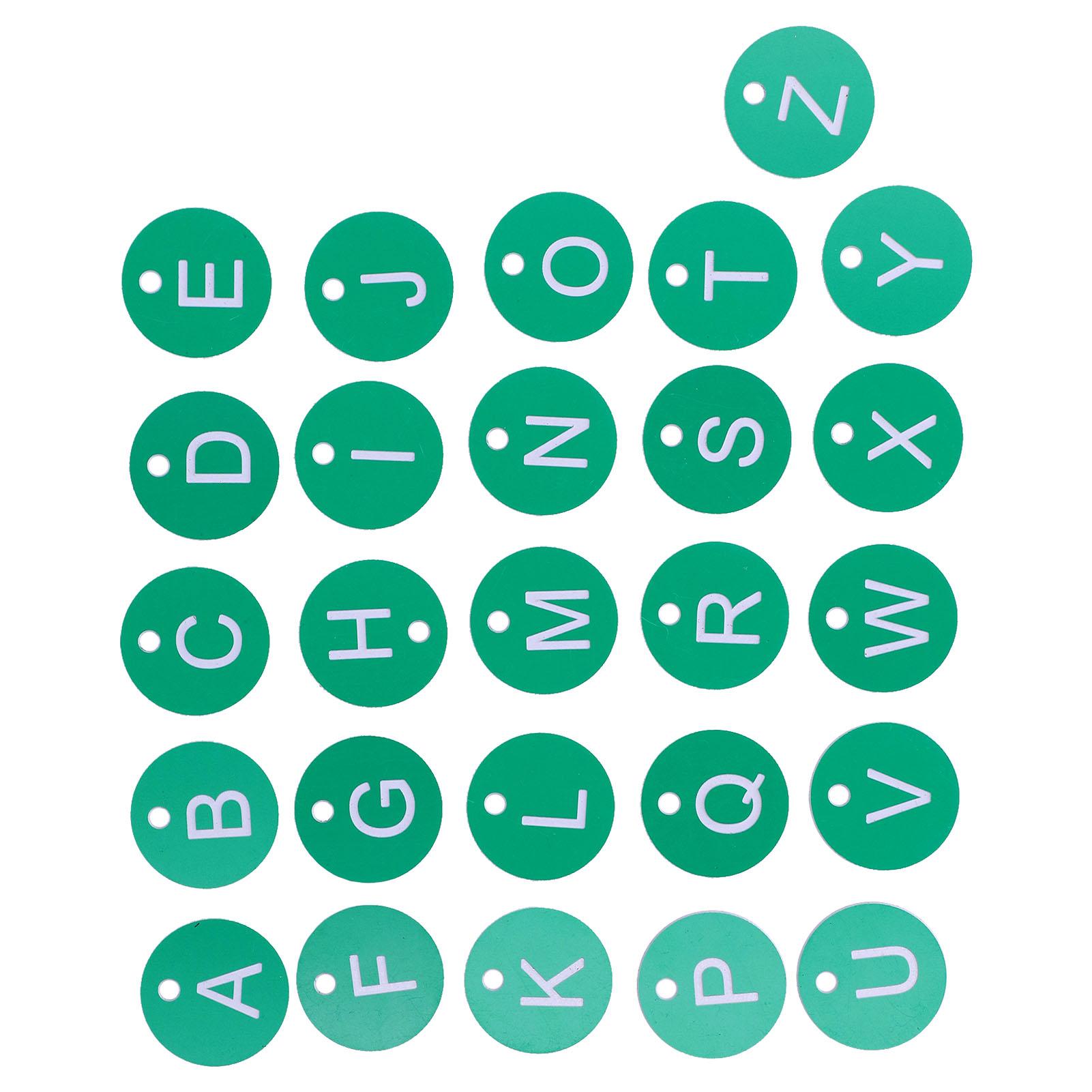 

26PCS Beehive Numbered Tag Marker with Hole Round Beehive Label Beekeeping Accessory for Garden Type 2