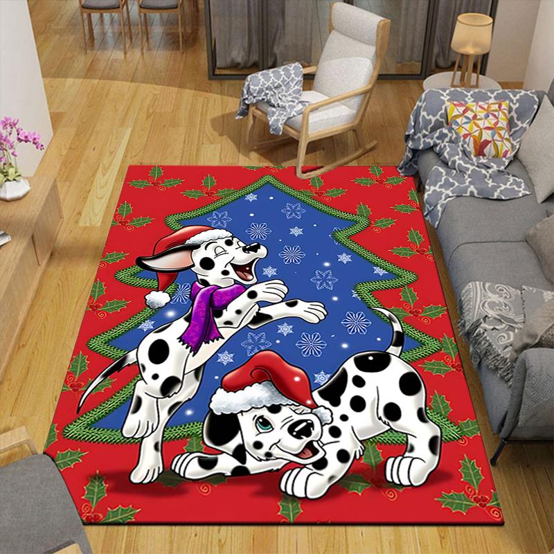 1Pc Christmas Chase Rug Office Carpet Indoor Outdoor Doormat Nonslip Soft And Comfortable Living Room Christmas Halloween Gift D91862
