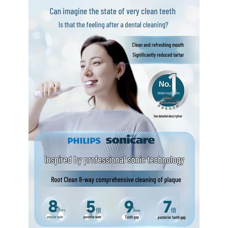 Philips Sonic Electric Toothbrush Diamond Series 3 CN plug (adapter included)