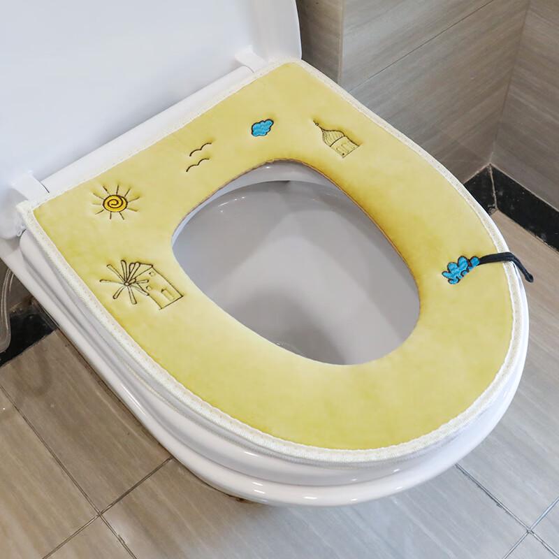 Водонепроницаемая Зимняя Теплая Накладка на Сиденье Унитаза