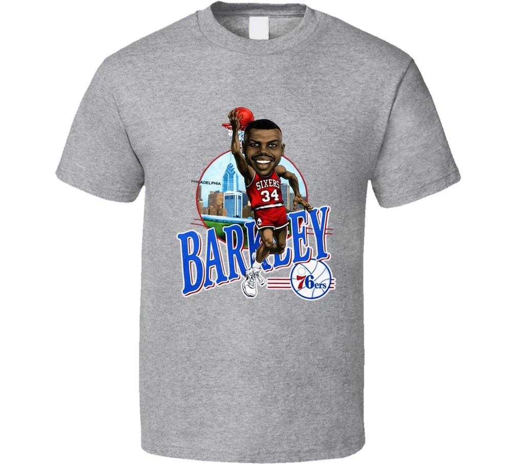 Charles Barkley Philadelphia Caricature Retro T Shirt S