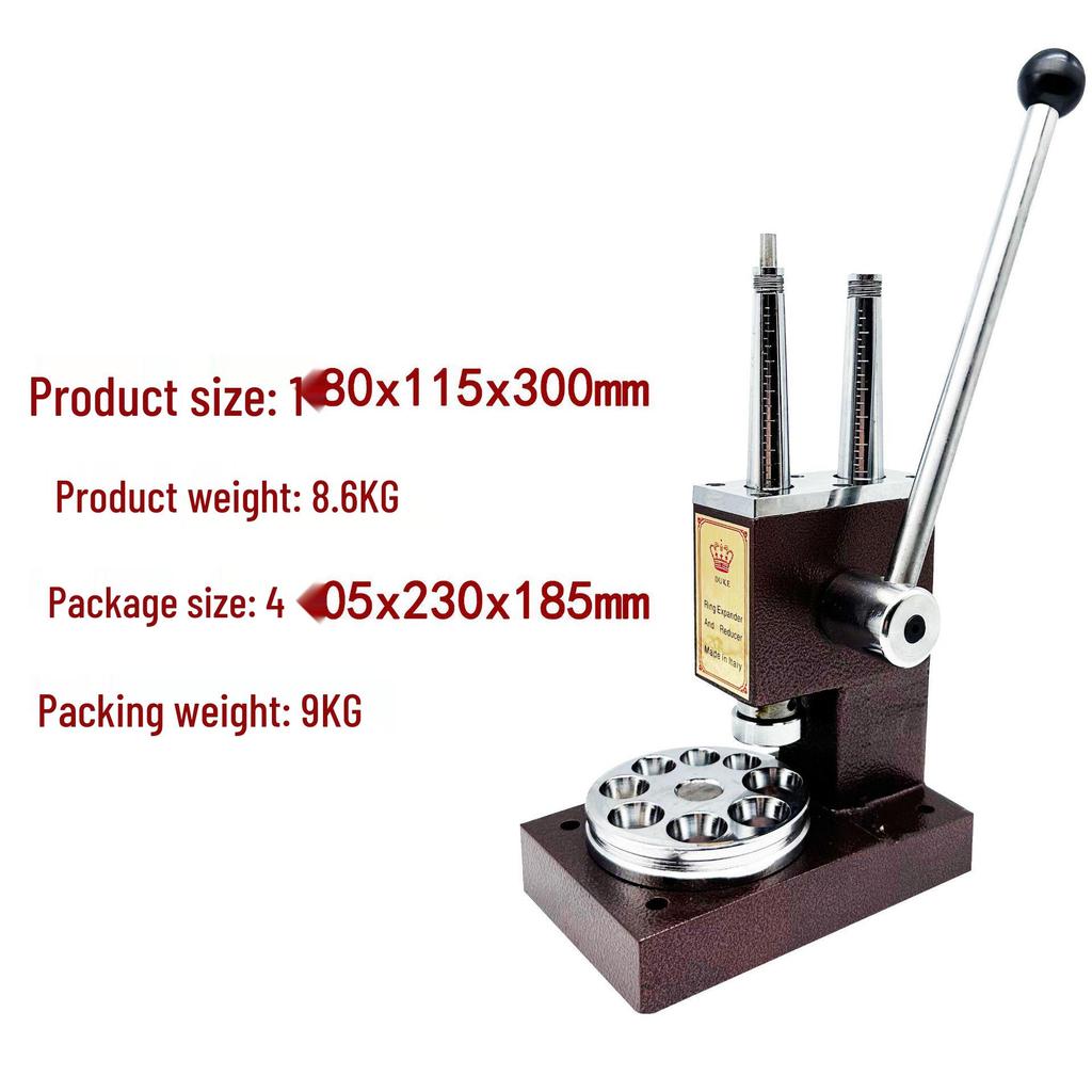 Premium Gear-Type Ring Expander and Reducer Set with Adjustable Six-Piece Shaping and Rounding Bars