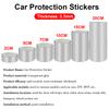 Car Door Protector Stickers Transparent Car Door Threshold Film Anti Scratch Door Edge Bumper Protector Sticker Car Decoration