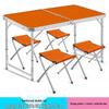 Portable Aluminum Alloy Folding Table and Chairs for Outdoor Camping, Night Market, and Leisure Activities